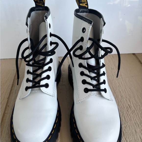 Dr. Martens Shoes - Dr. Martens White and Black Boots